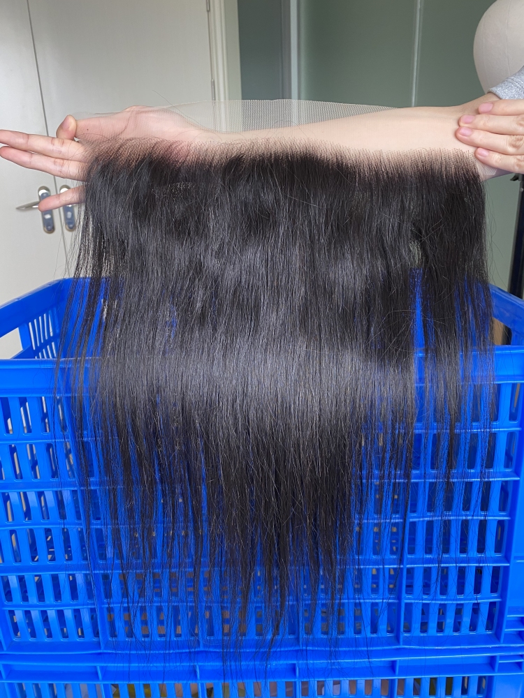 Dima Hot Sale Straight Raw Hair 13x6 Transparent Lace Frontal