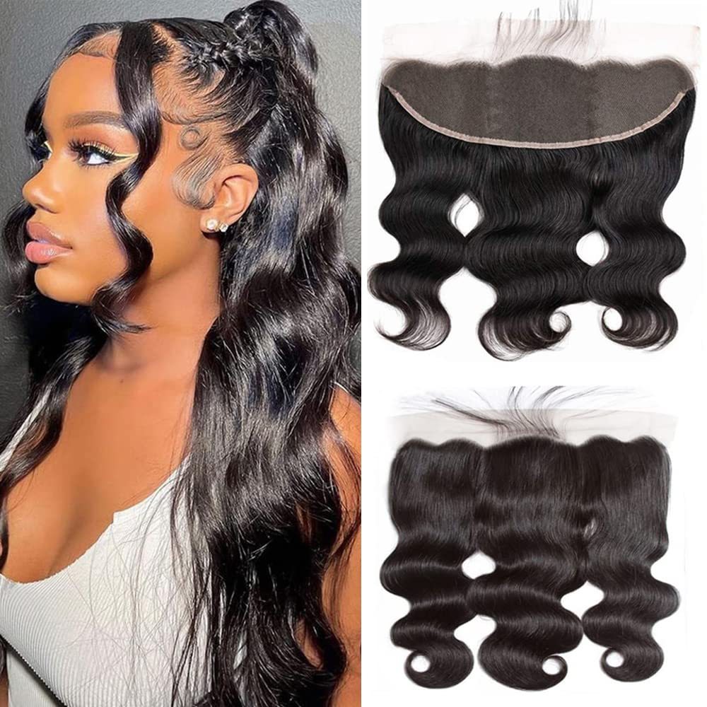 Dima Body Wave 12A Brazilian Virgin Hair 13x4 Transparent Lace Frontal 12-22  Inch