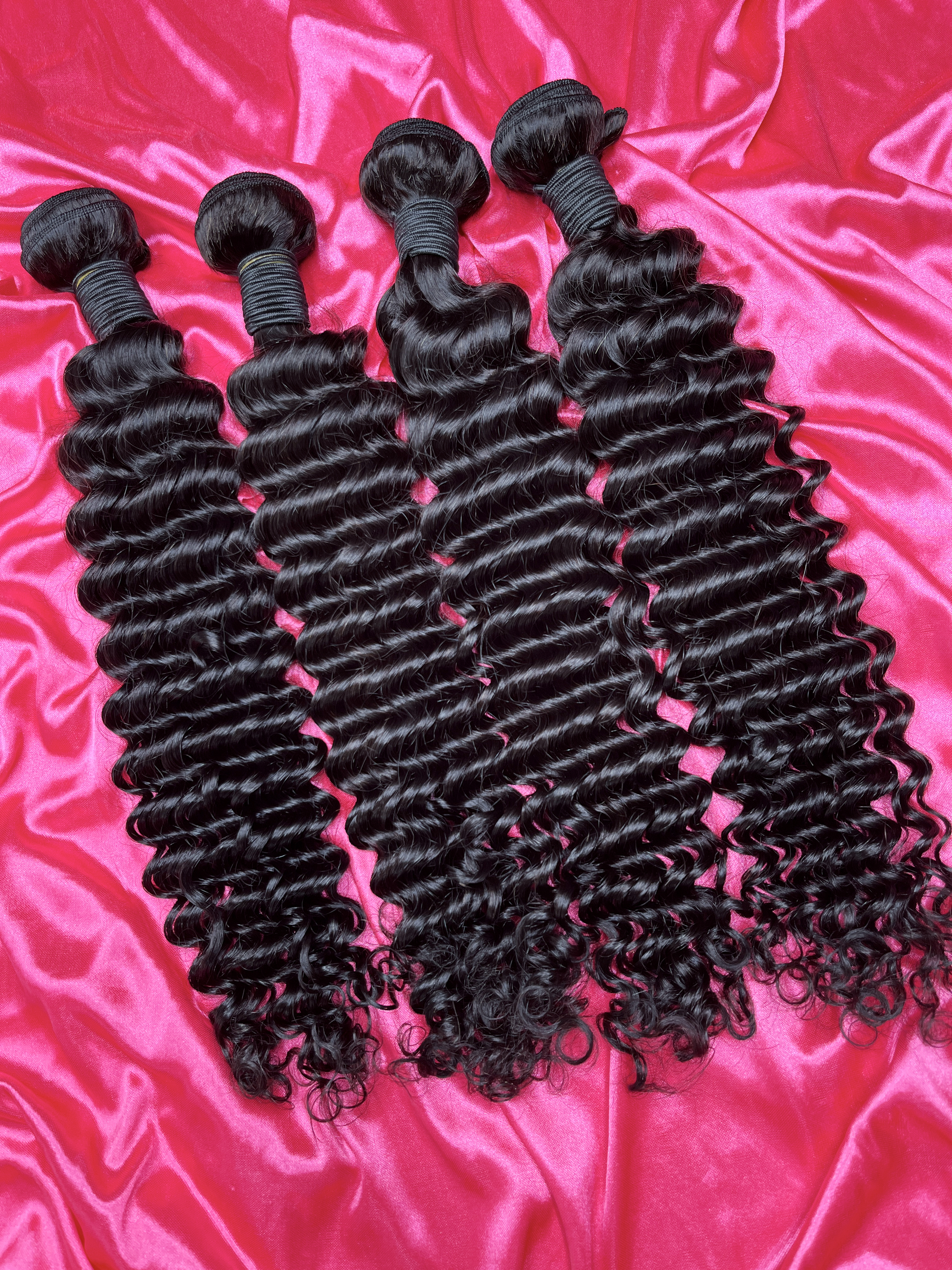 Dima Brazilian Deep Wave Virgin Human Hair Single Bundle