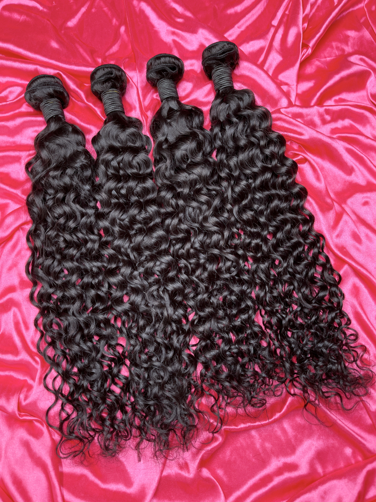 Dima Unprocessed Virgin Brazilian Water Wave Hair Bundles Human Hair Weft