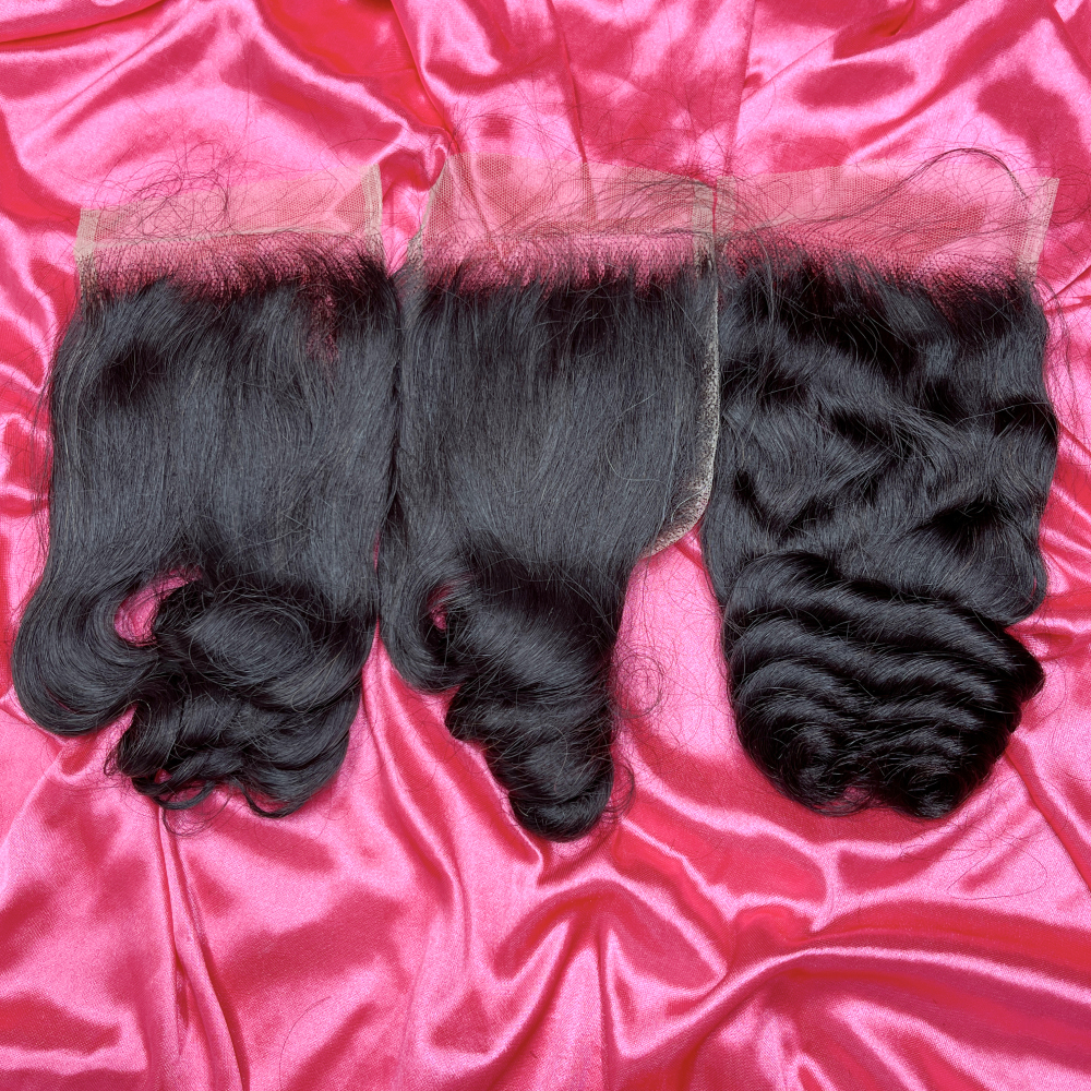 Dima 100% Unprocessed Virgin Brazilian Human Hair Loose Wave 5x5 Transparent Lace Closure