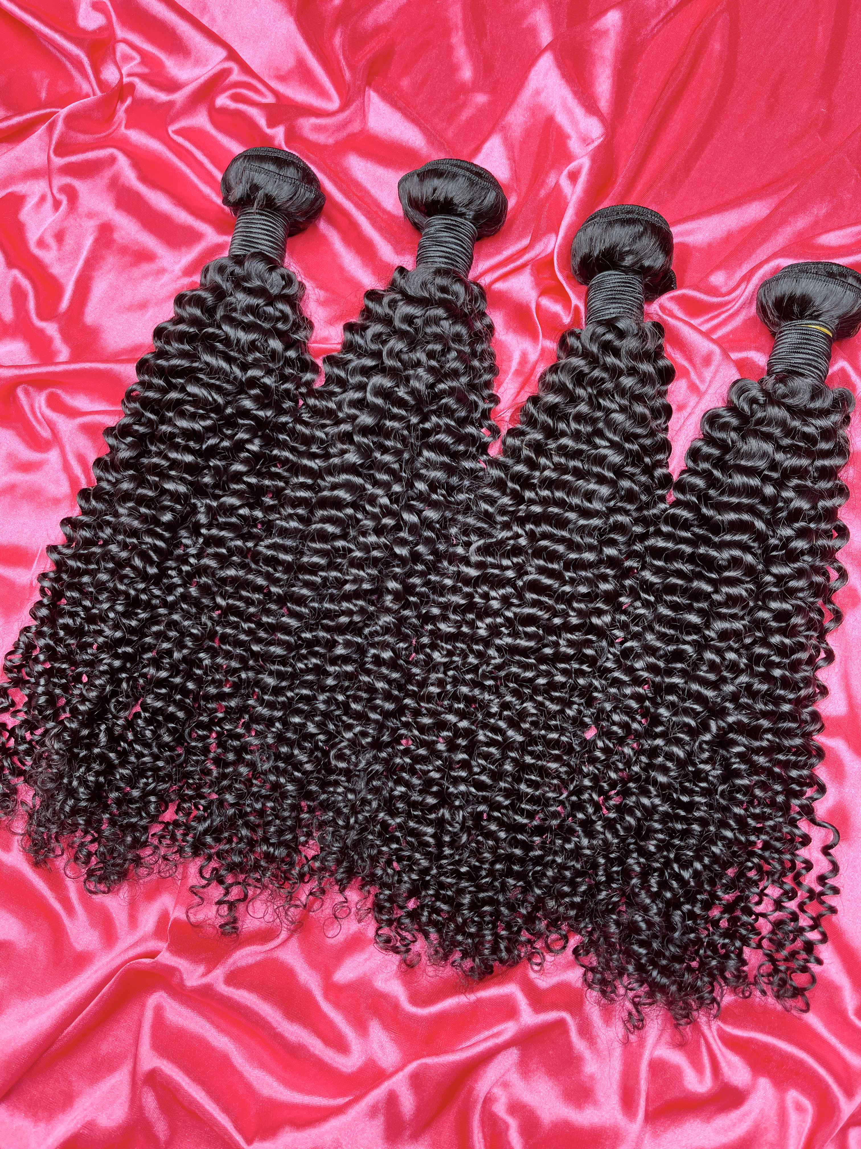 Dima Soft Jerry Curly 3 Brazilian Hair Bundles Extensions