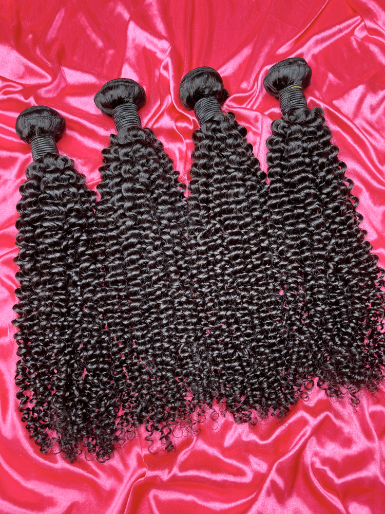Dima Soft Jerry Curly 3 Brazilian Hair Bundles Extensions
