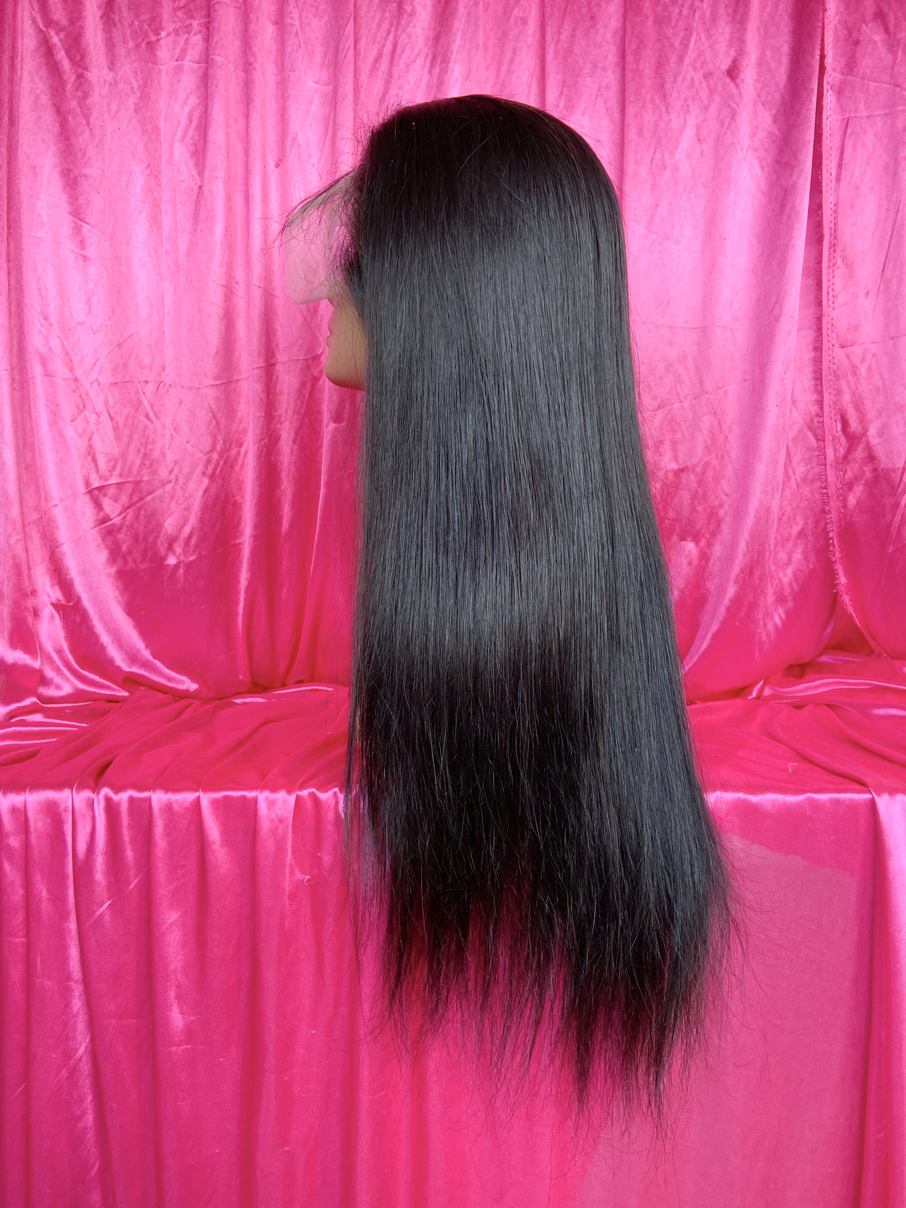 Dima Long 13x6 Transparent Lace Front Pre-made Wigs Human Hair Straight Wig For Women