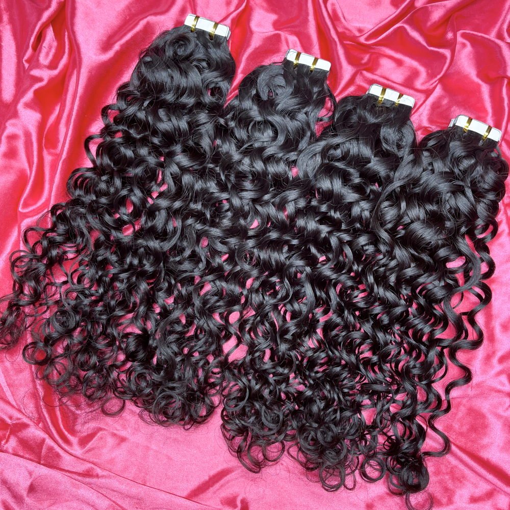 Dima Hair 12a Grade Tape In Extension  Water Wave 20 Pcs