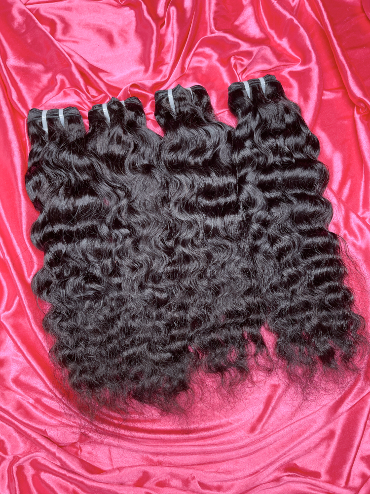 Dima Natural Black 100% Real Raw Cambodian Wavy Human Hair with 3pcs/Pack