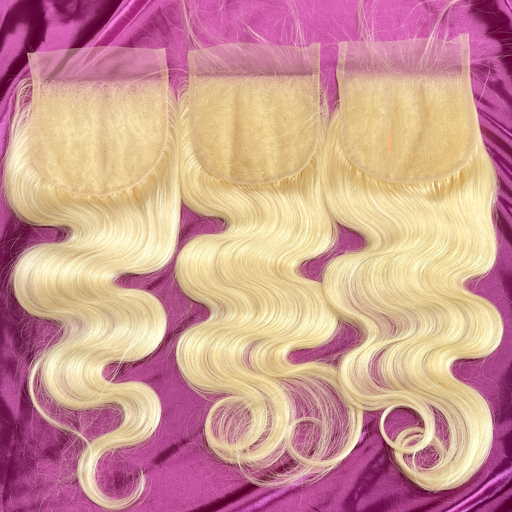 Dima 613 4x4 Transparent Lace Closure Body Wave Brazilian Virgin Remy Human Hair