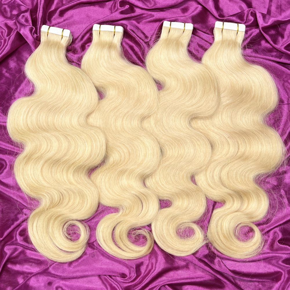 Dima 613 Blonde Body Wave Virgin Hair Tape In Extension 20 Pcs/Pack