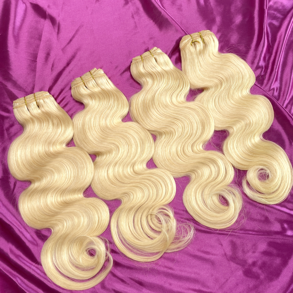 Dima 613 Blonde Color Body Wave Unprocessed Virgin Hair Bundle Extension