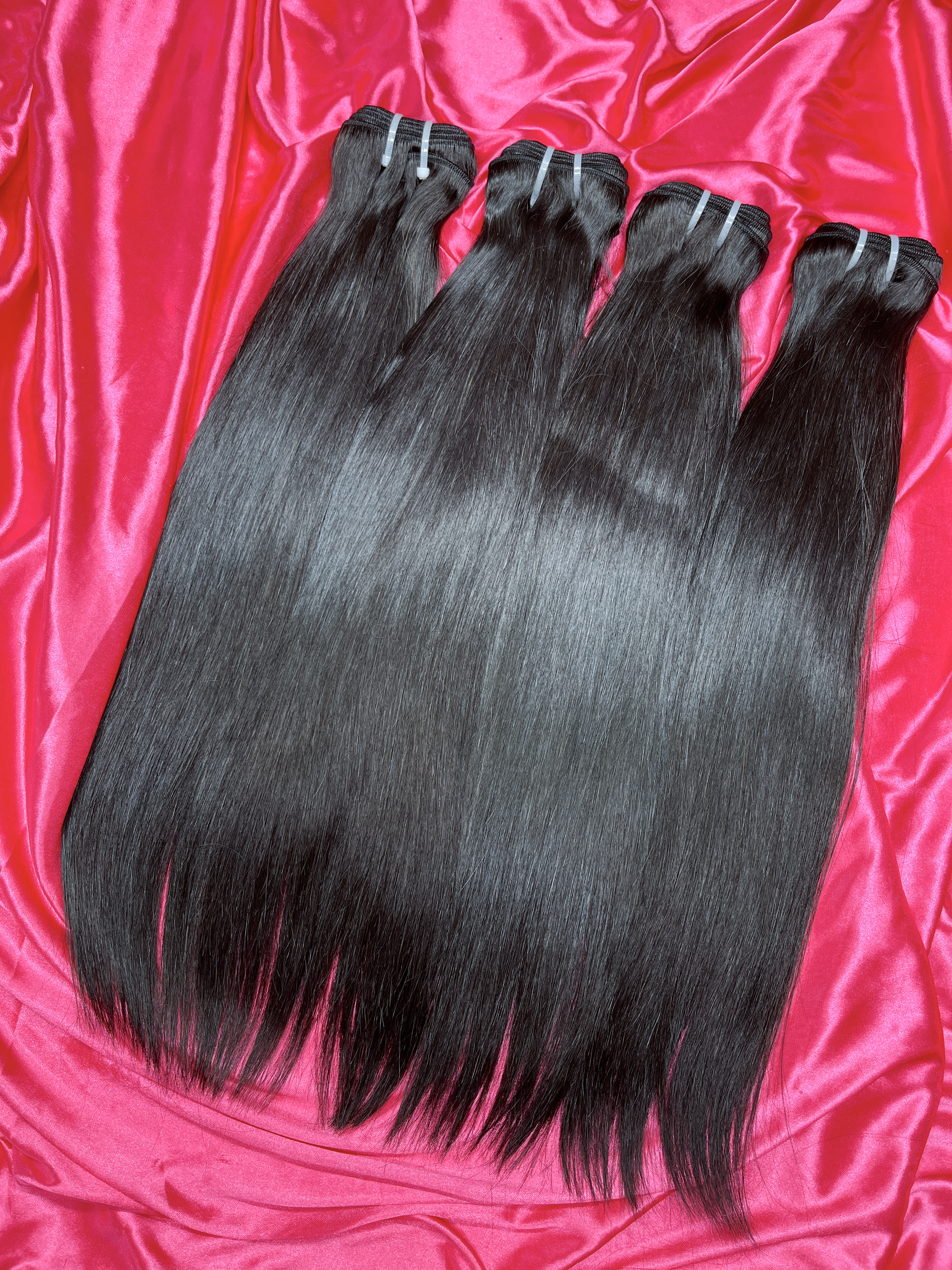 Dima Unprocessed Raw Straight Hair Bundles 3Pcs Natural Color