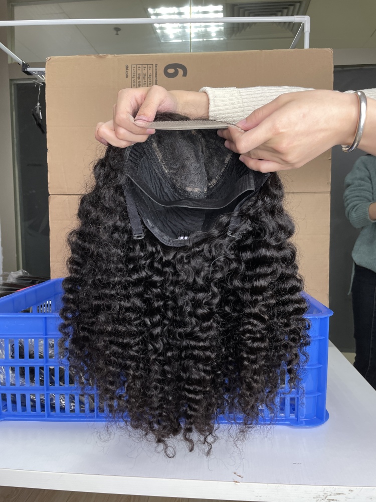 Dima Indian Curly Real Raw Hair 5x5 HD Lace Closure Customize Wig 300% Density