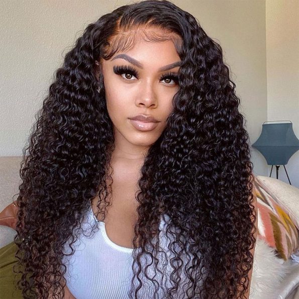 Dima Indian Curly Real Raw Hair 5x5 HD Lace Closure Customize Wig 300% Density