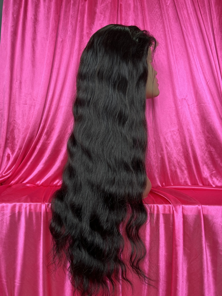 Dima Raw Hair Indian Wavy 5x5 HD Lace Closure Customize Wig 300% Density