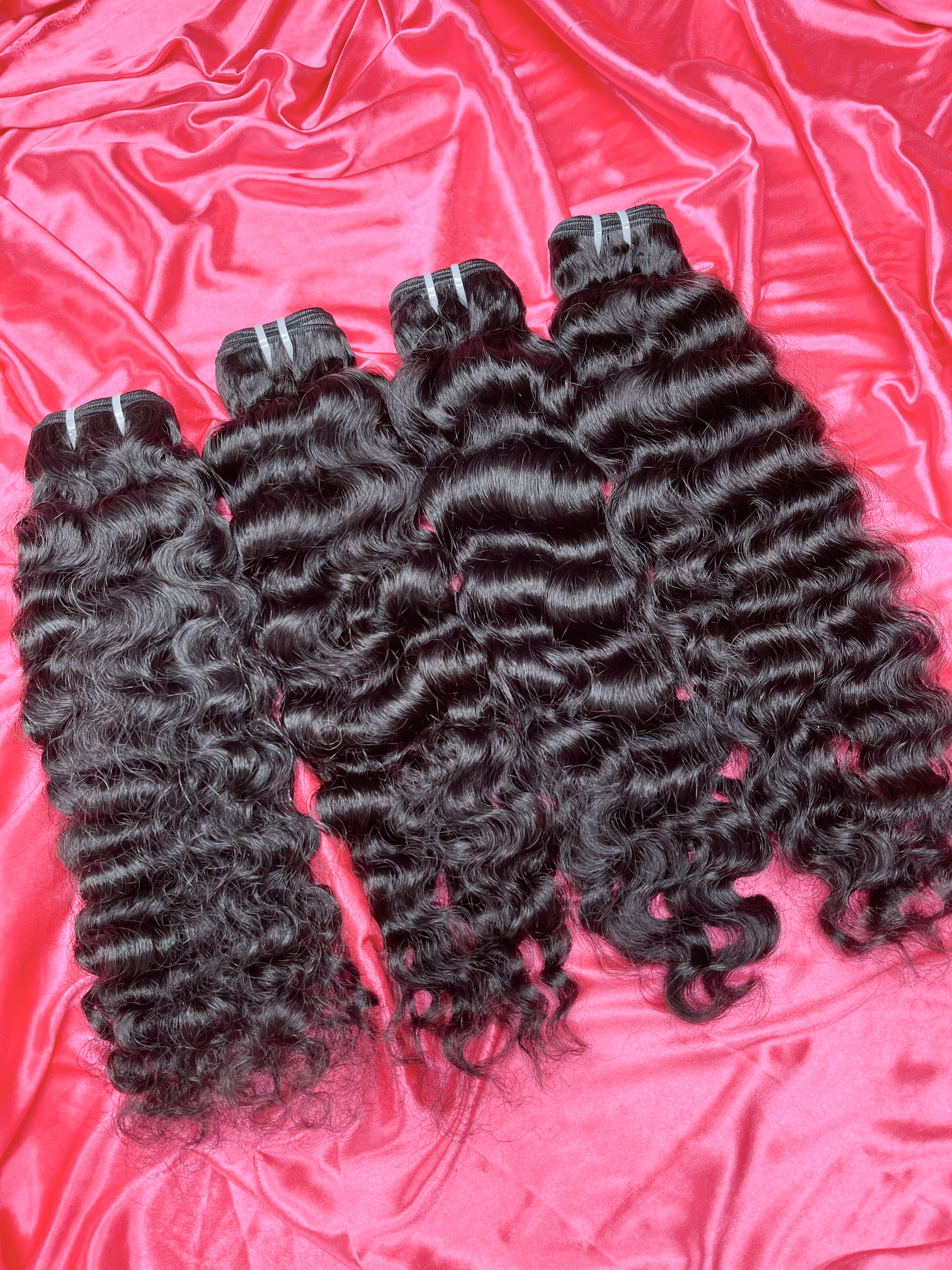 Dima Raw Burmese Curly Hair Bundle Natural Color for Women