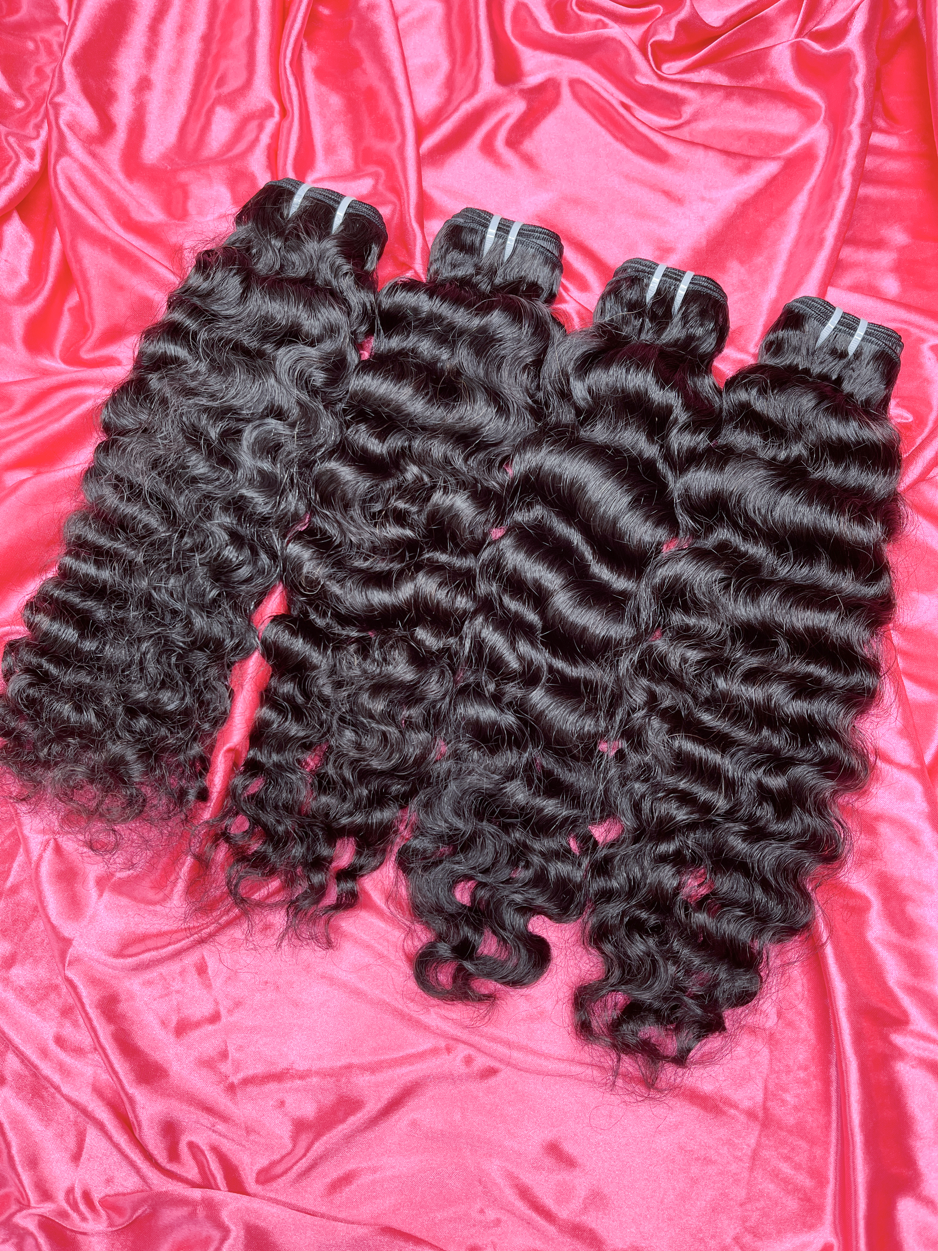 Dima Raw Burmese Curly Hair Bundle Natural Color for Women