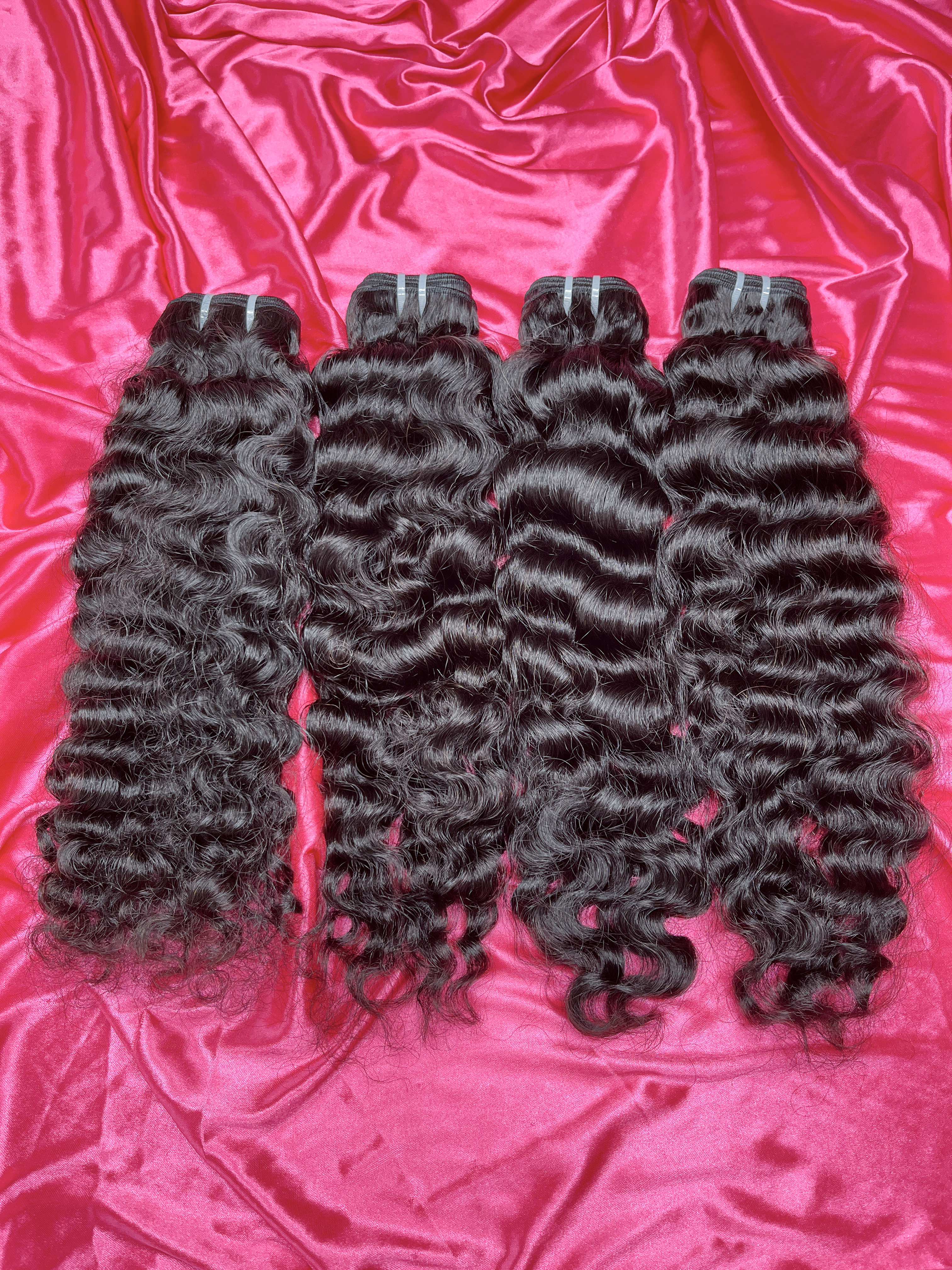 Dima Raw Burmese Curly Hair Bundle Natural Color for Women