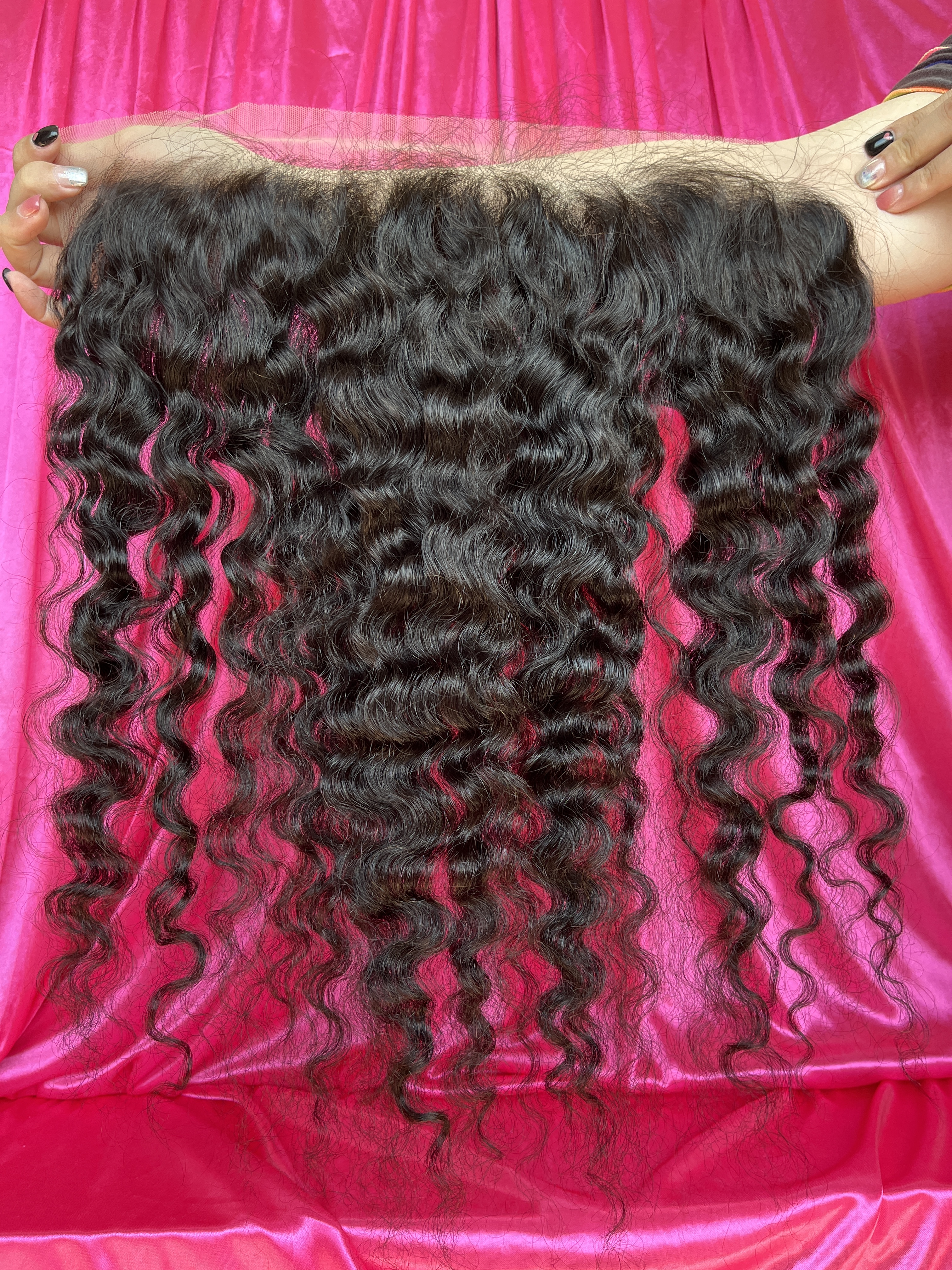 Dima Raw Burmese Curly 13x4 HD And Transparent Frontal
