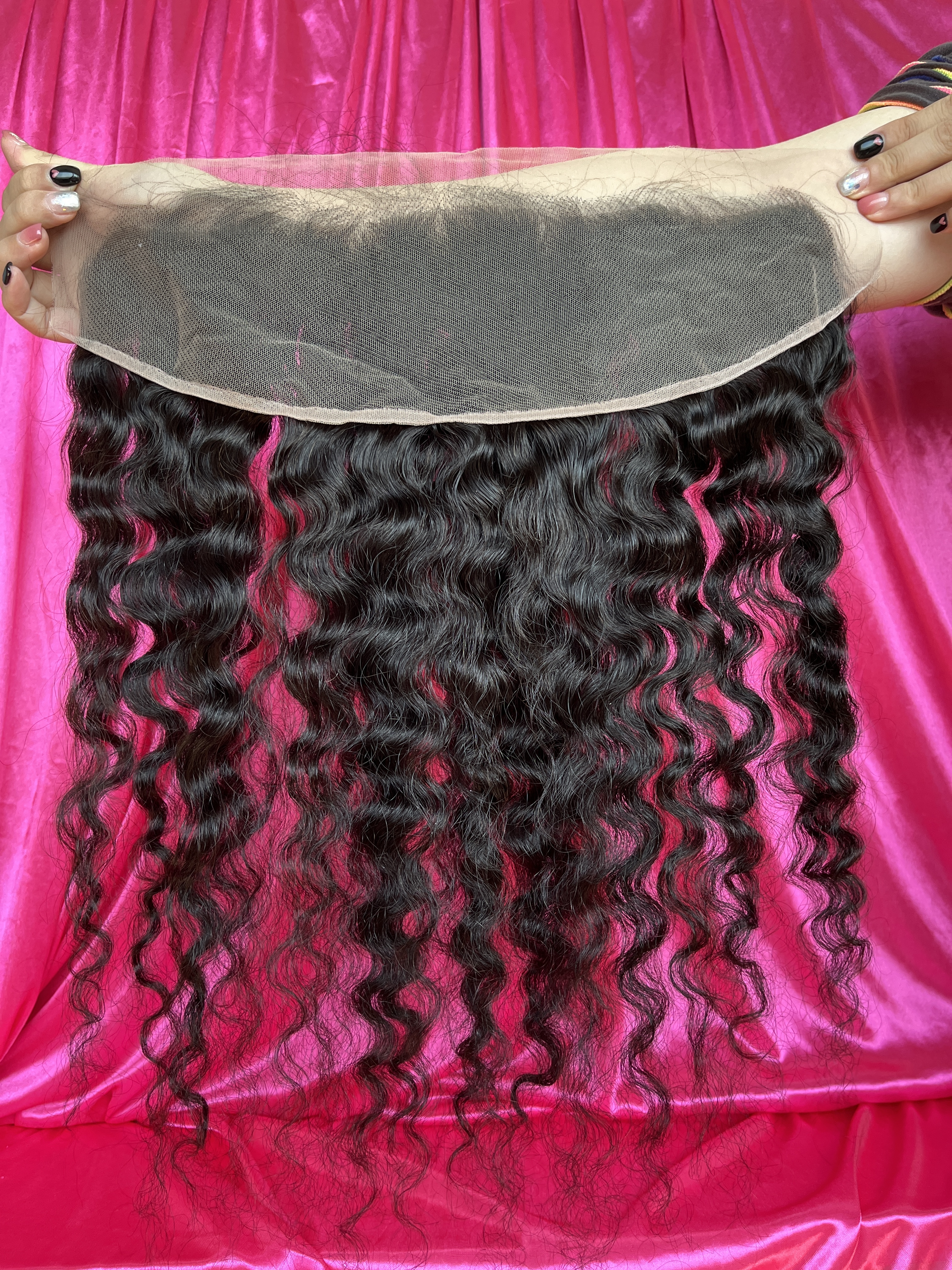 Dima Raw Burmese Curly 13x4 HD And Transparent Frontal