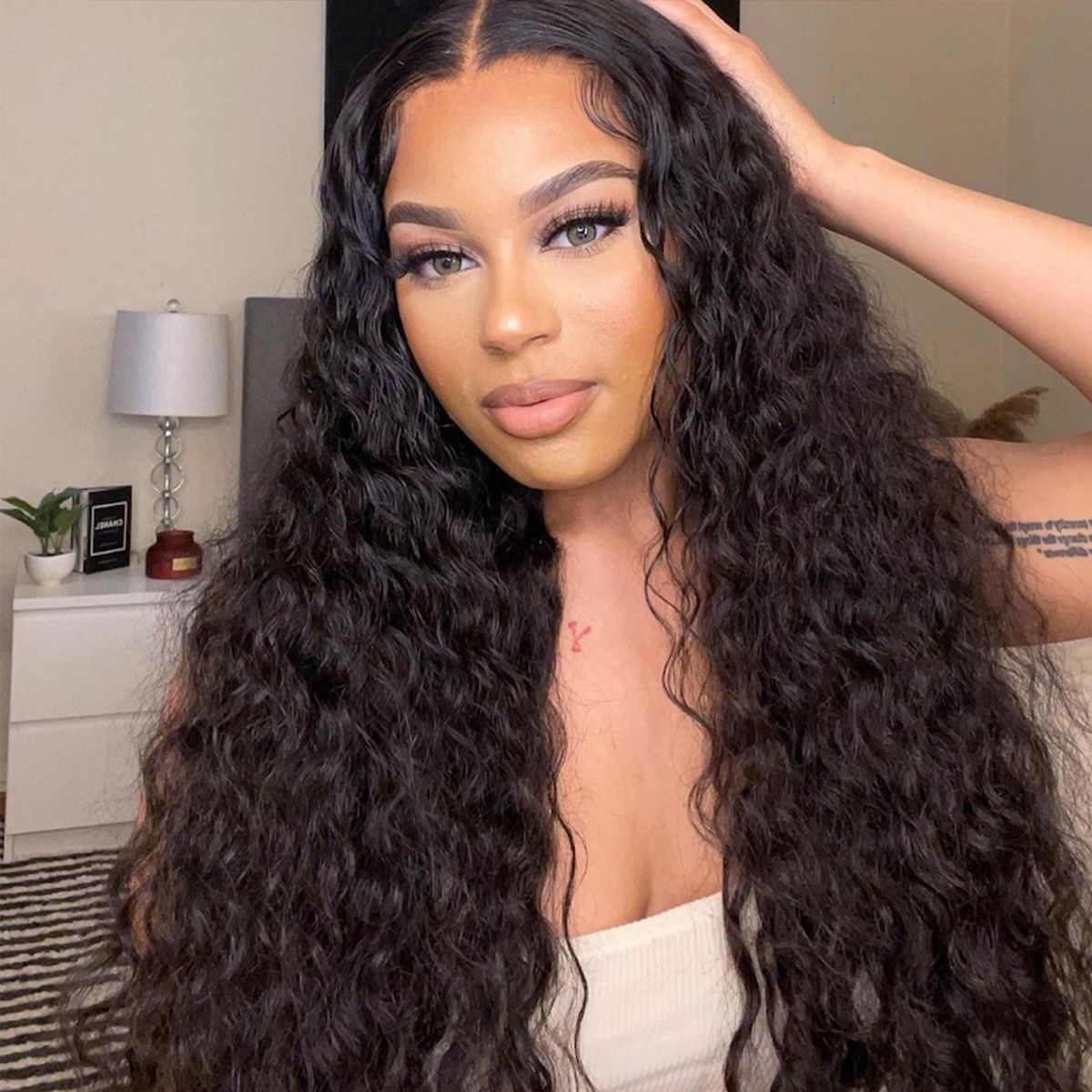 Dima Cambodian Wavy 5x5 HD Lace Closure Raw Hair Customize Wig 300% Density