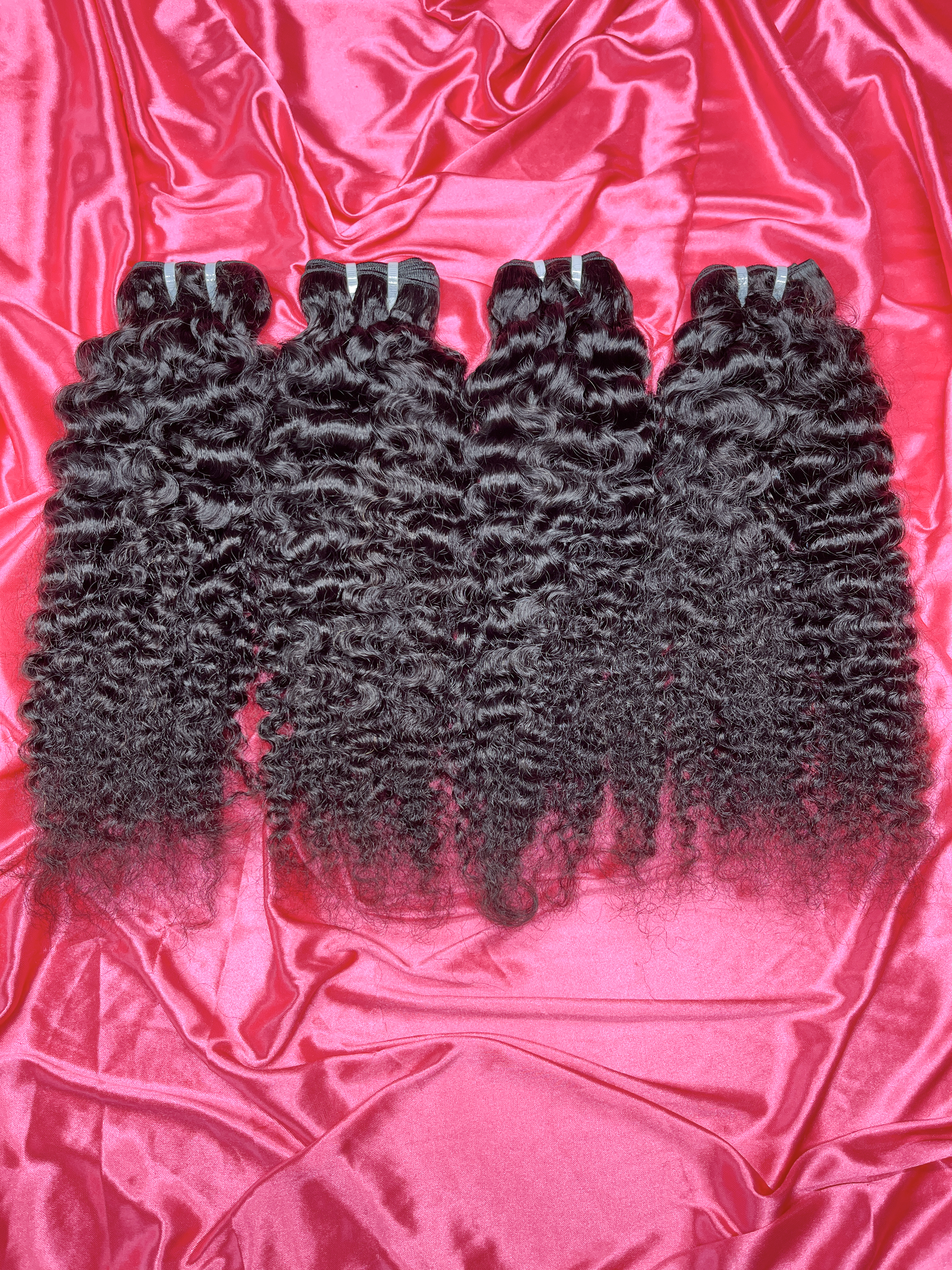 Dima Indian Curly Best Raw Hair 4 Bundles/Lot Natural Color