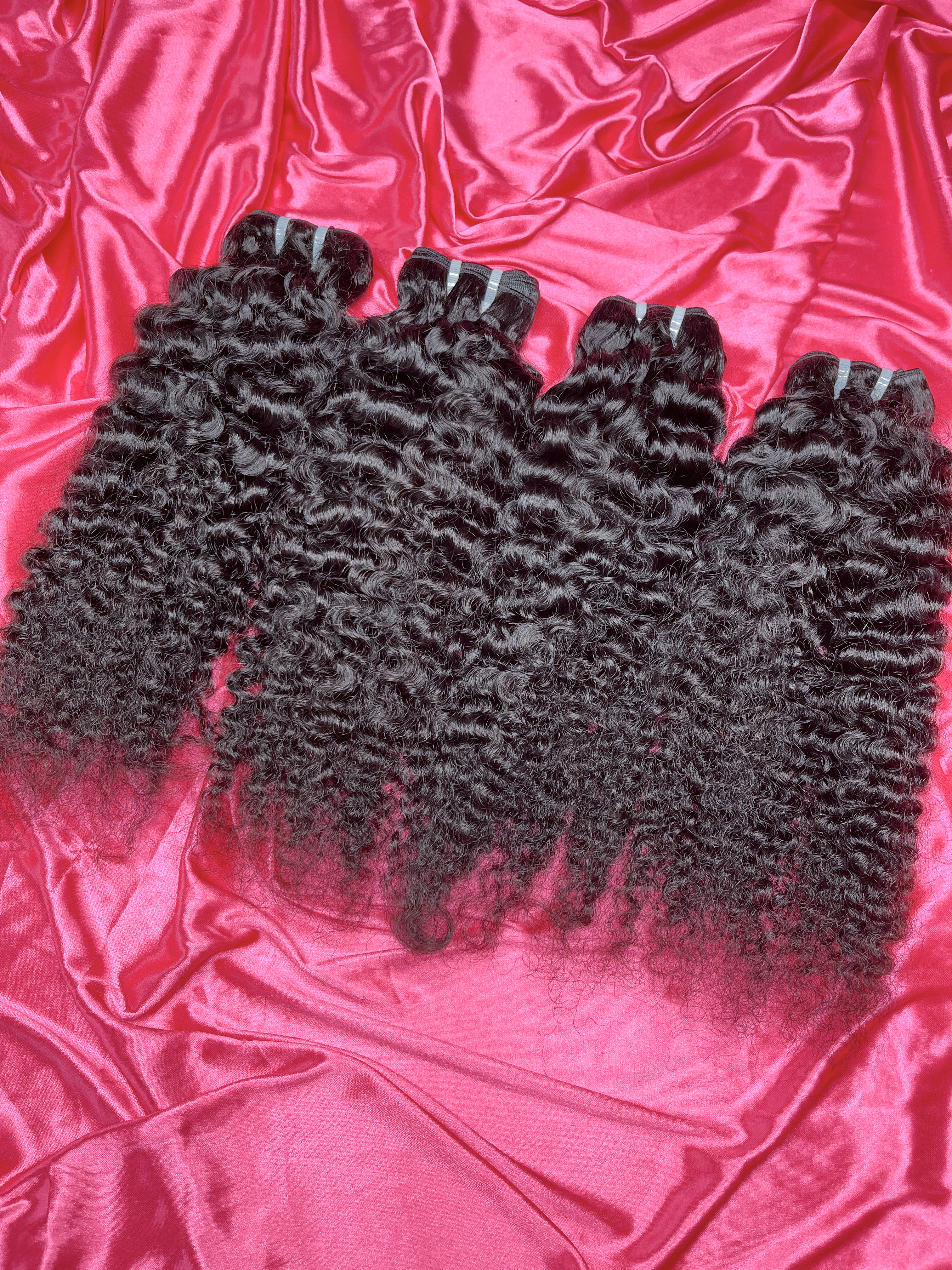 Dima Indian Curly Best Raw Hair 4 Bundles/Lot Natural Color