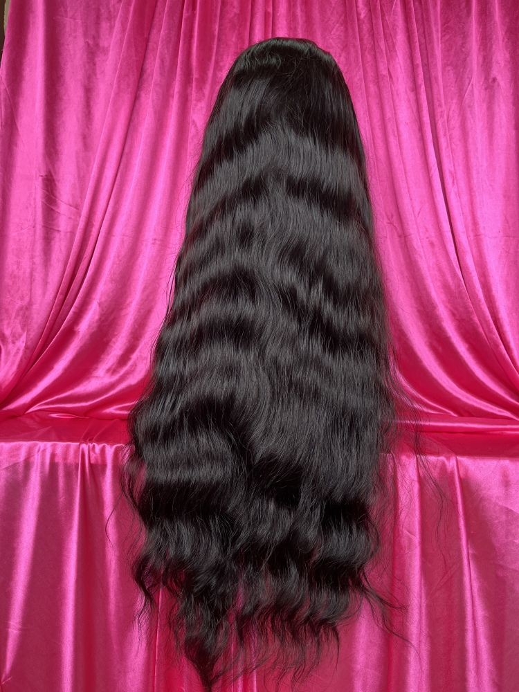 Dima Raw Hair Indian Wavy 5x5 HD Lace Closure Customize Wig 300% Density