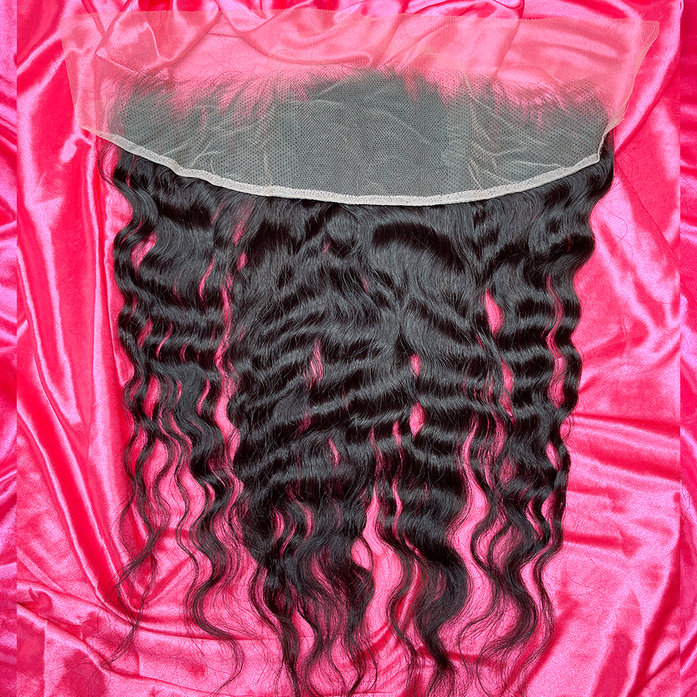 Dima Raw Hair Cambodian Wavy 13x4 Transparent Lace Frontal Free Part