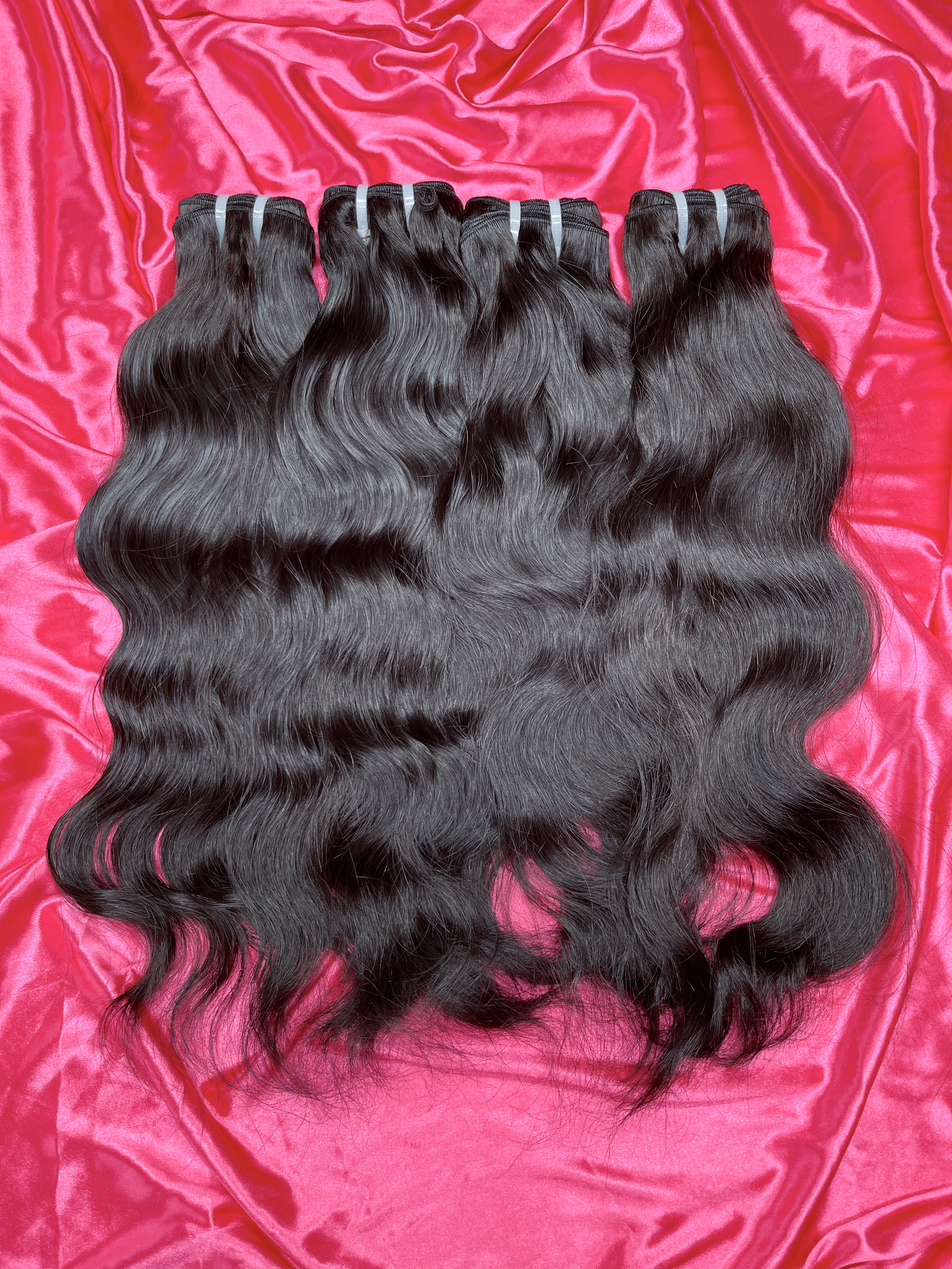 Dima Raw Indian Wavy Hair Extensions Affordable 4 Bundles for Women