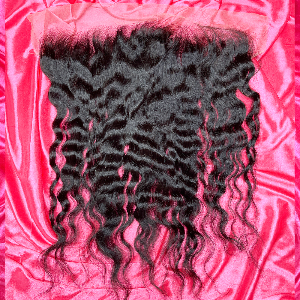 Dima Raw Hair Cambodian Wavy 13x4 Transparent Lace Frontal Free Part