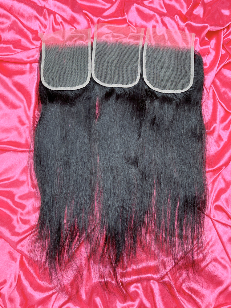 Dima Raw Straight Hair 5x5 HD And Transparent Closure