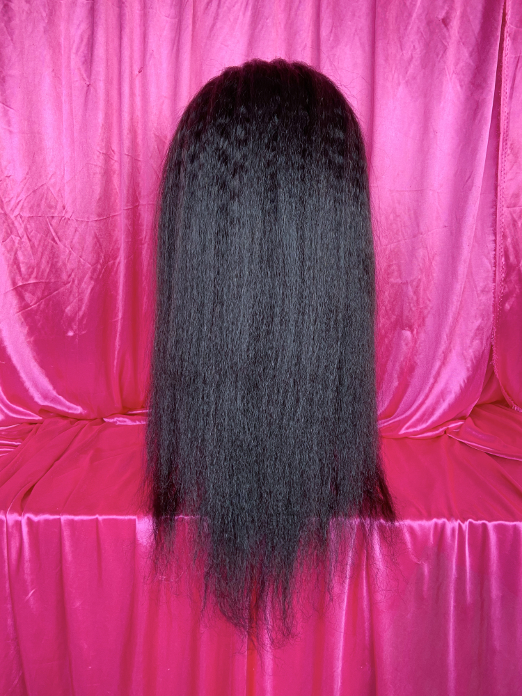 SEA Hair Kinky Straight Hair 5x5/13x4/13x6 HD And Transparent Pre-made Lace Wigs