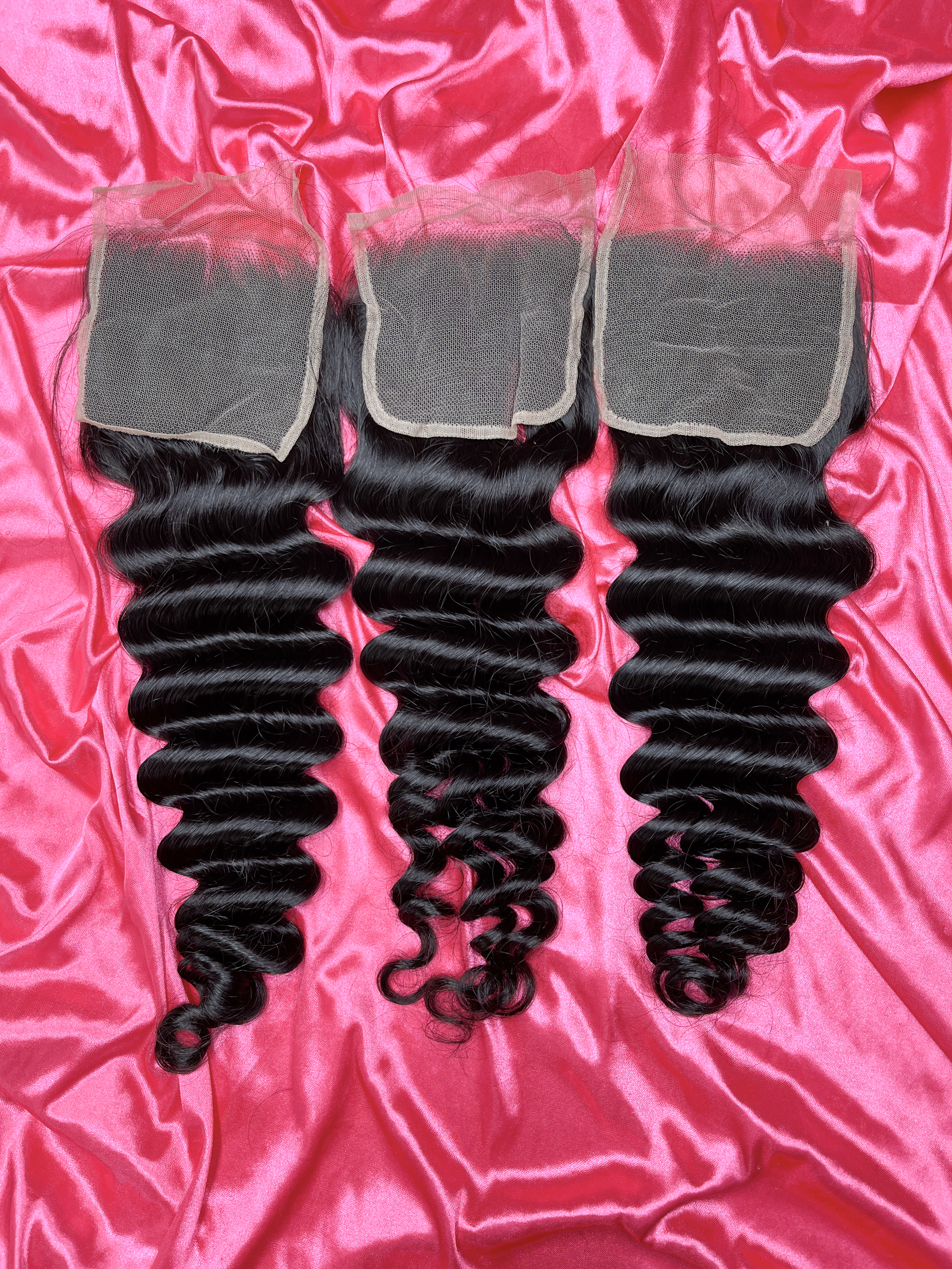 12A Mink Loose Deep Hair 4x4/5x5/6x6/13x4/13x6 HD & Transparent Closure/Frontal SEA Hair