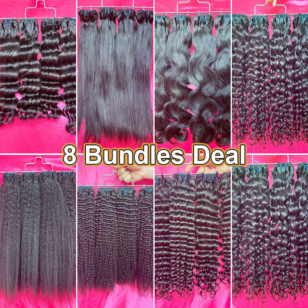 SEA Hair Top 15A Virgin Hair 8 Bundles Free Shipping & Gifts