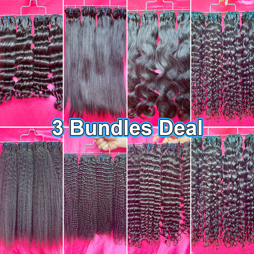 SEA Hair Sample Deal 15A Virgin Hair 3 Bundles Free Shipping & Gifts