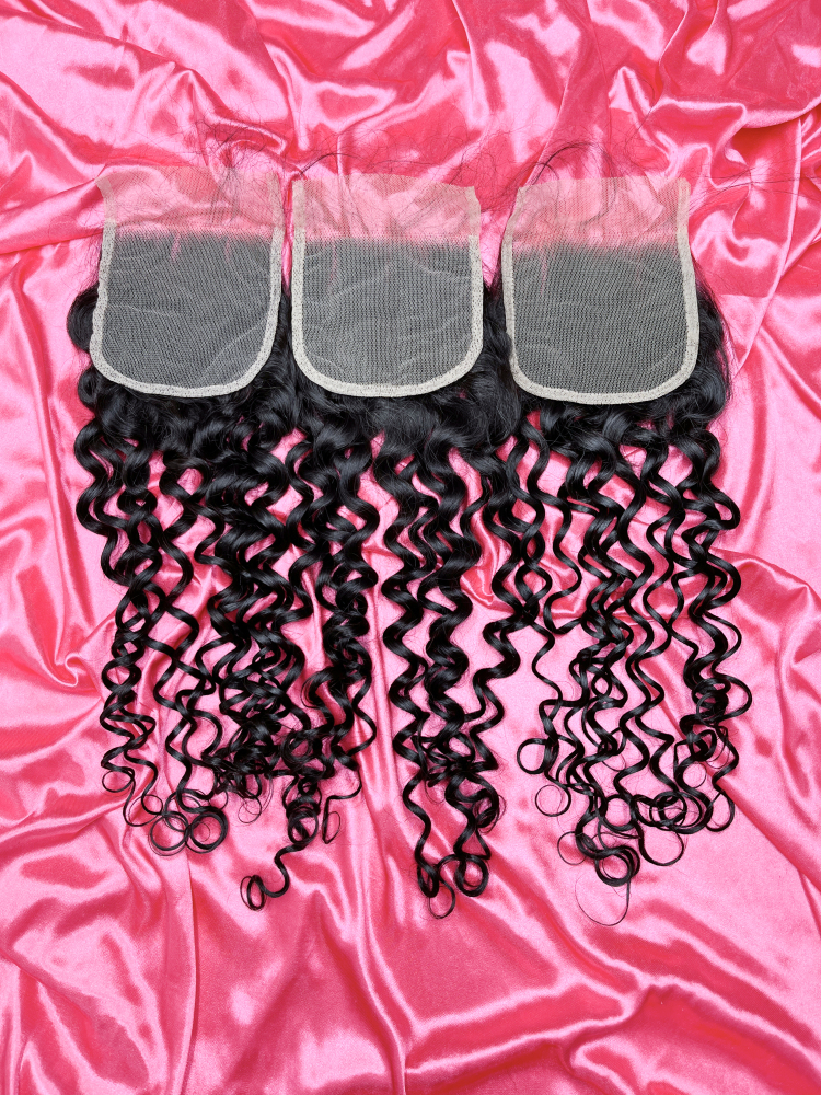 SEA Hair 15A Virgin Hair Water Wave 4x4/5x5/6x6/13x4/13x6 HD & Transparent Closure/Frontal