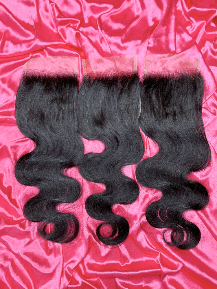 SEA Hair 15A Virgin Hair Body Wave 4x4/5x5/6x6/13x4/13x6 HD & Transparent Closure/Frontal