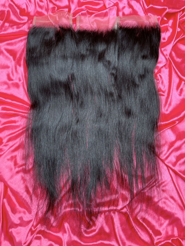 SEA Hair 15A Virgin Straight Hair 4x4/5x5/6x6/13x4/13x6 HD & Transparent Closure/Frontal