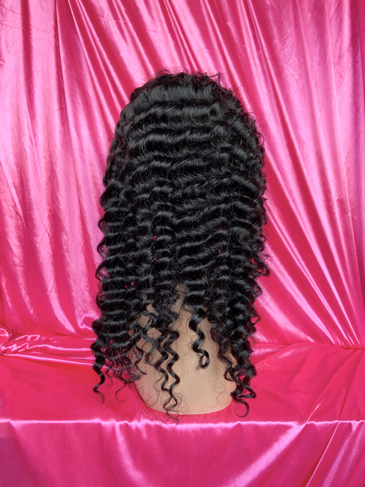 SEA Hair Deep Wave 12A Mink Hair 4x4/5x5/6x6/13x4/13x6 HD And Transparent Customize Wigs