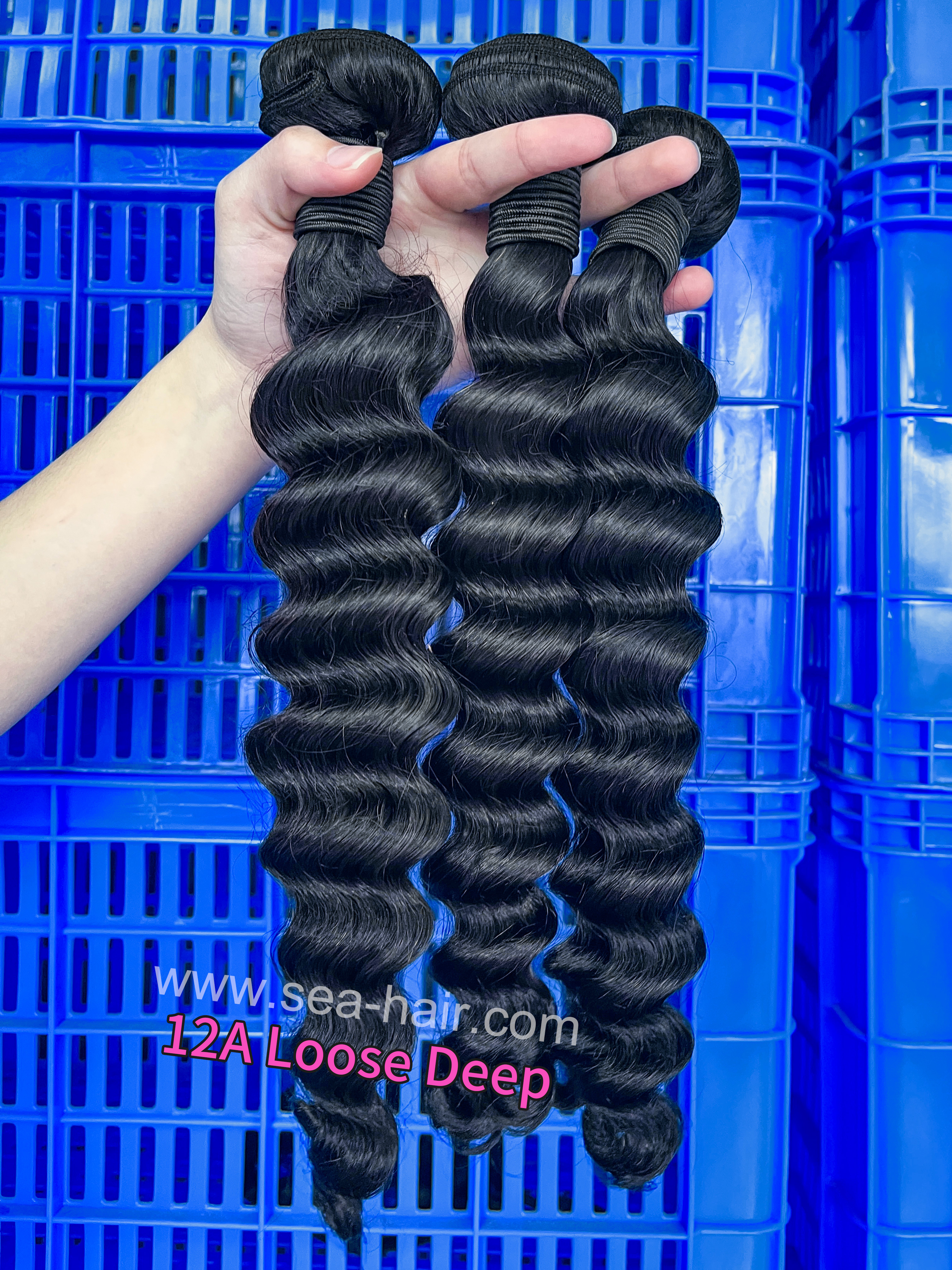 SEA Hair 12a Loose Deep Mink Human Hair 1/3/4 Bundles Deals