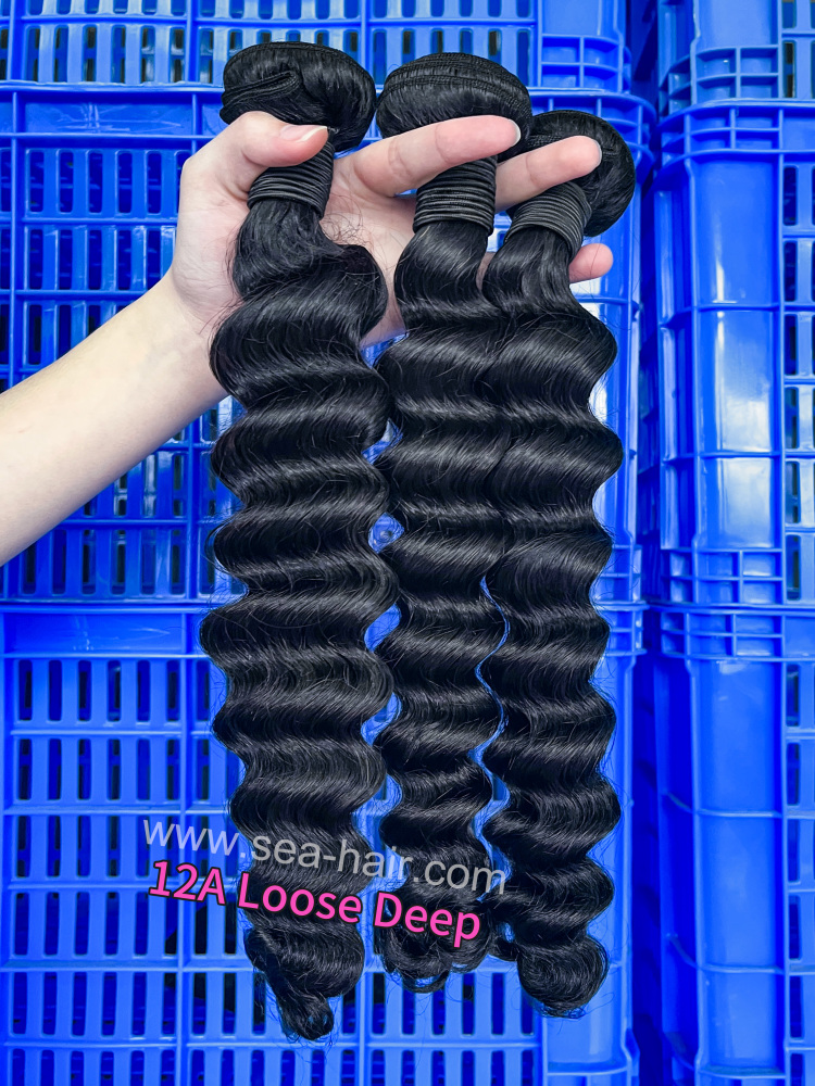 SEA Hair 12a Loose Deep Mink Human Hair 1/3/4 Bundles Deals