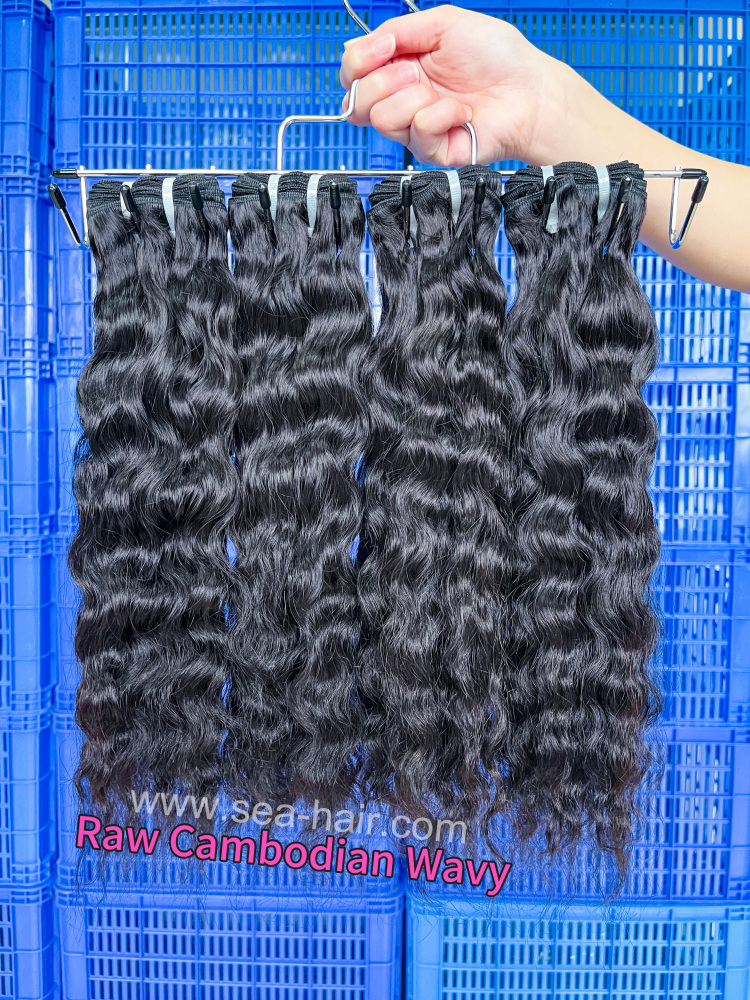 Southeast Asia Raw Hair 3 Sample Bundles Deal Sea Hair
