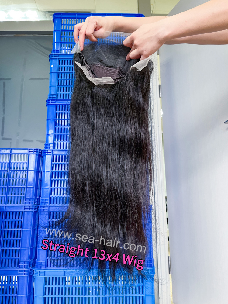 SEA Hair 12A Mink Straight Hair 4x4/5x5/6x6/13x4/13x6 HD And Transparent Customize Wigs