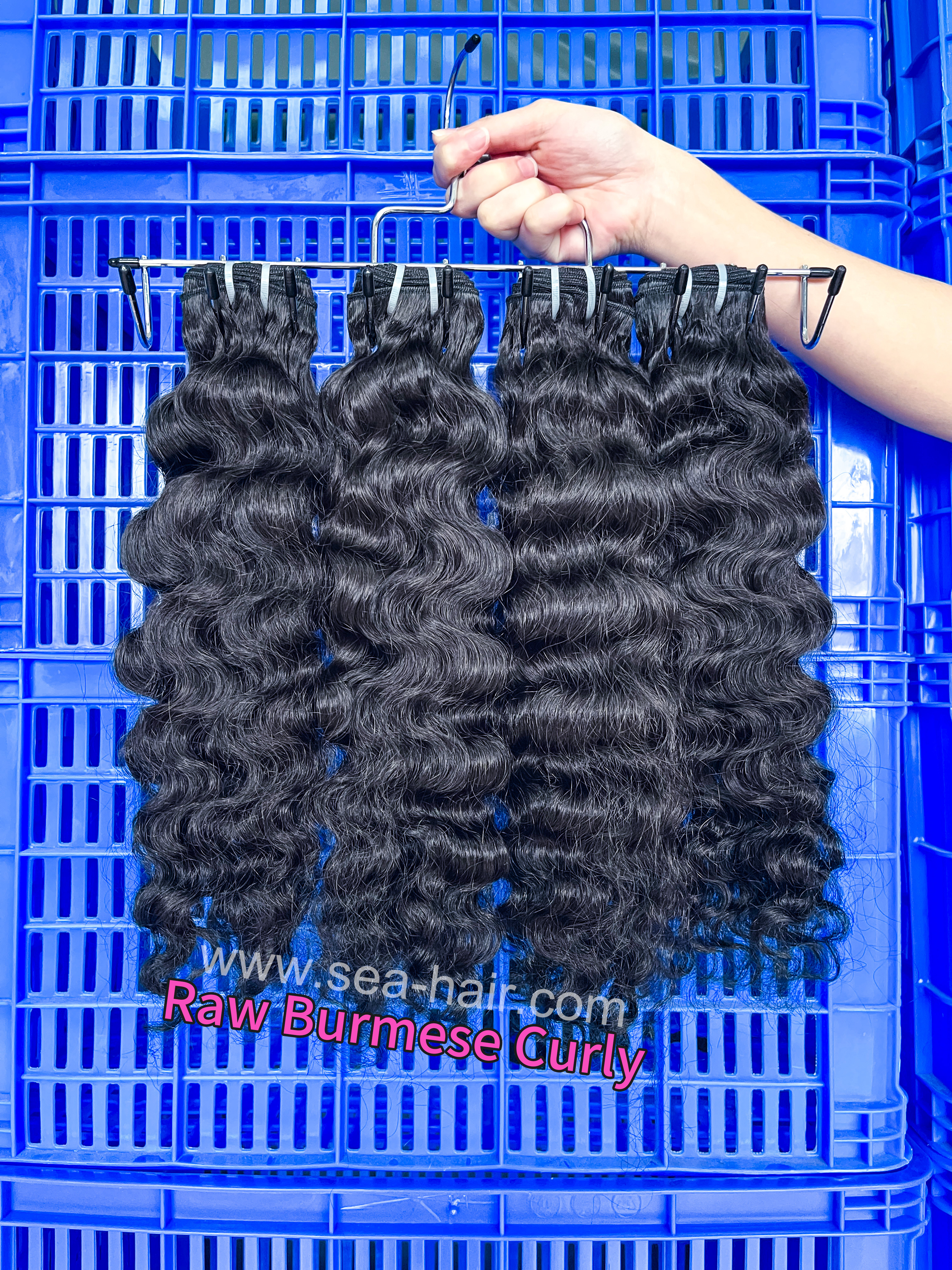 Southeast Asia Raw Hair 3 Sample Bundles Deal Sea Hair