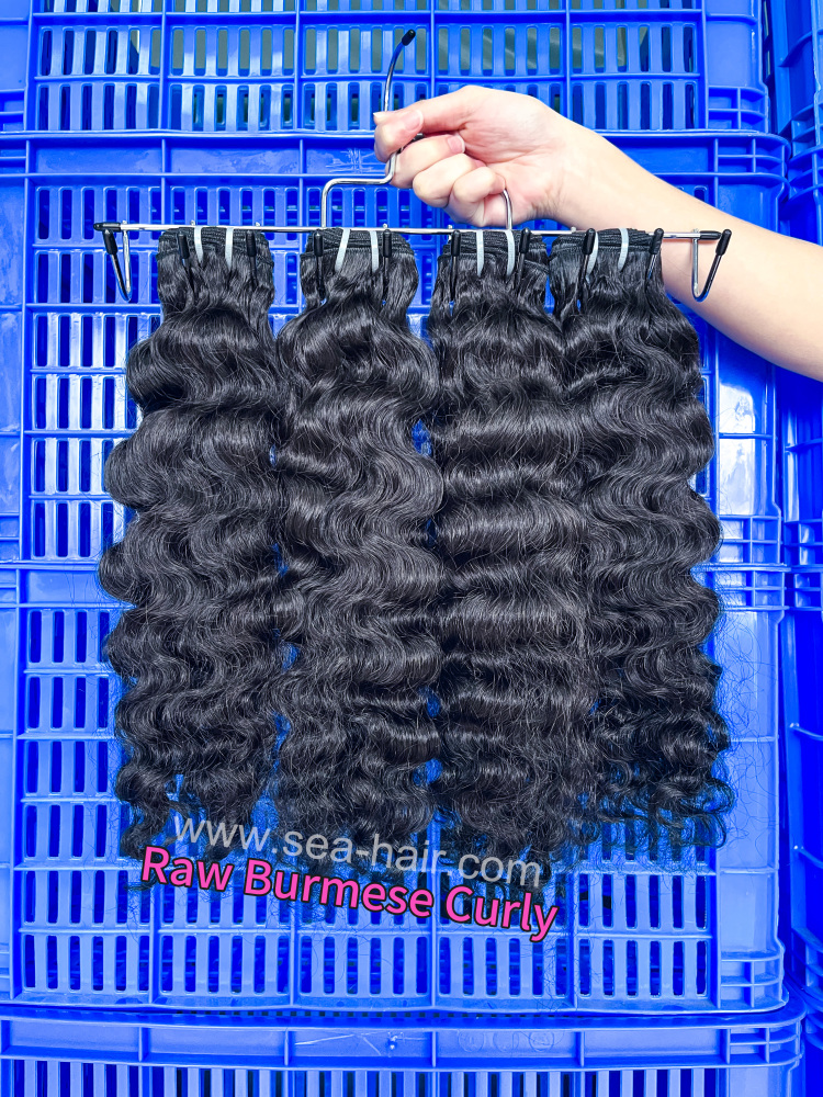 Southeast Asia Raw Hair 3 Sample Bundles Deal Sea Hair