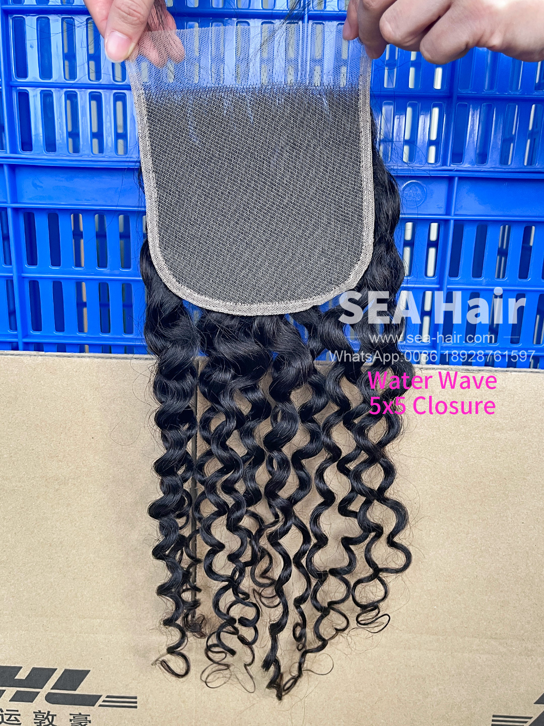 SEA Hair Water Wave 12A Mink Hair 4x4/5x5/6x6/13x4/13x6 HD & Transparent Closure/Frontal