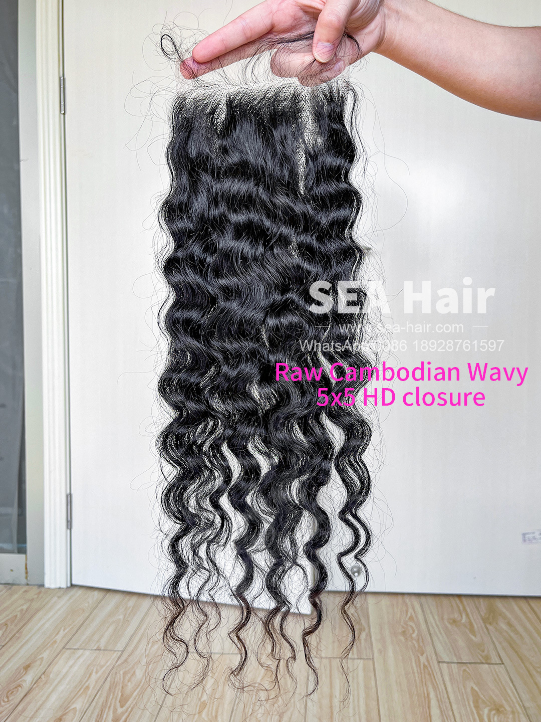 Raw Sea Hair Cambodian Wavy 4x4/5X5/6x6/13X4/13x6 Lace Closure/Frontal