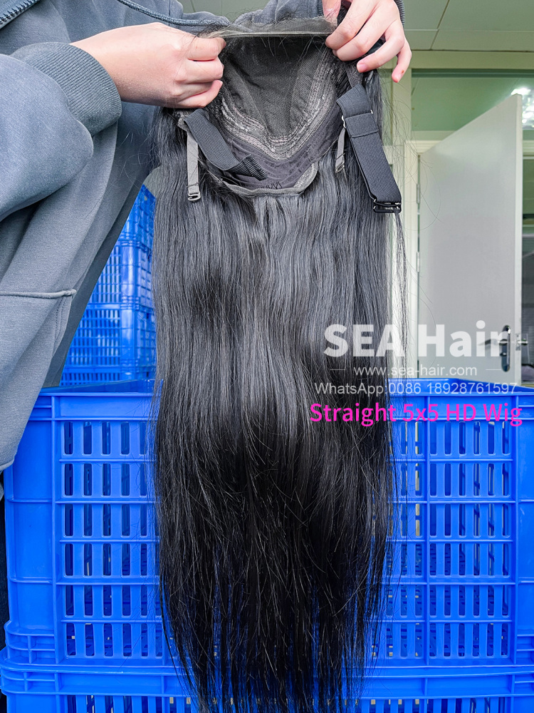SEA Hair Mink Straight Hair 5x5/13x4/13x6 HD And Transparent Pre-made Lace Wigs