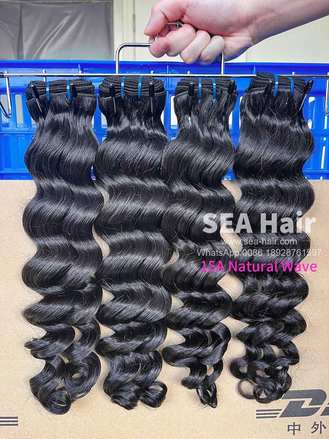 SEA Hair Natural Wave 15A Virgin Human Hair 1/3/4 Bundles Deal