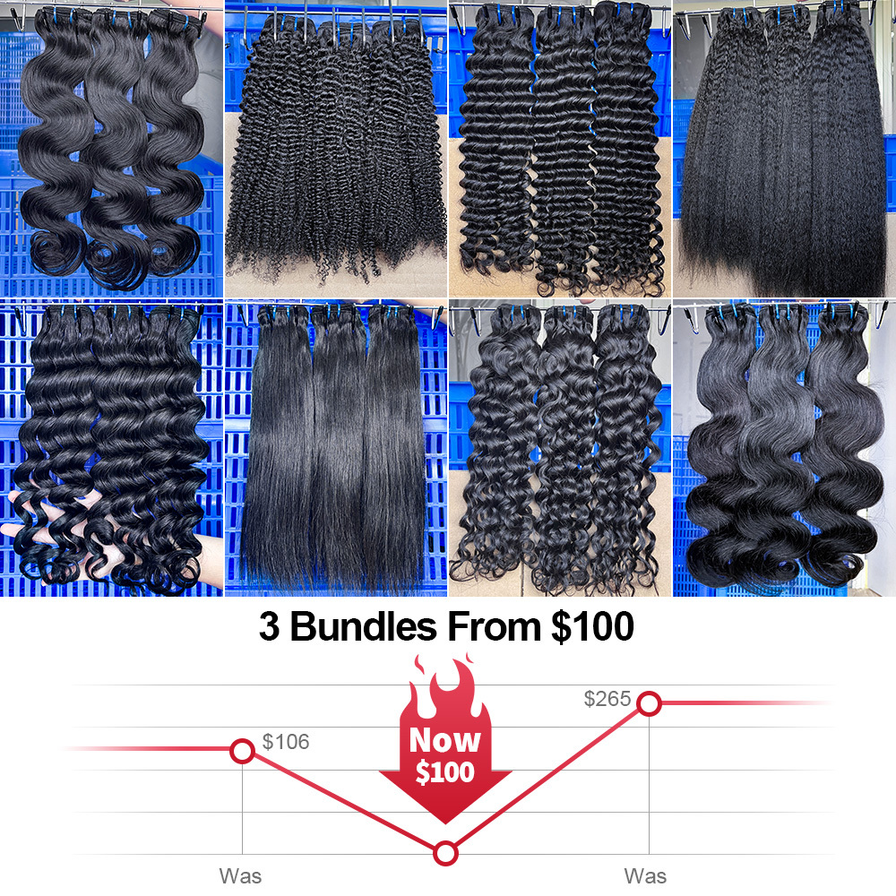 SEA Hair Sample Deal 15A Virgin Hair 3 Bundles