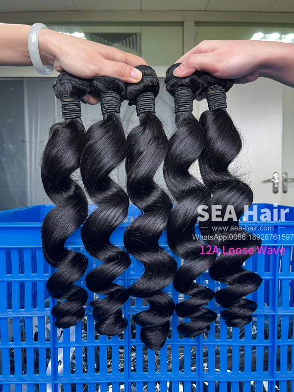 SEA Hair Loose Wave 12a Mink Hair 1/3/4 Bundles Deal
